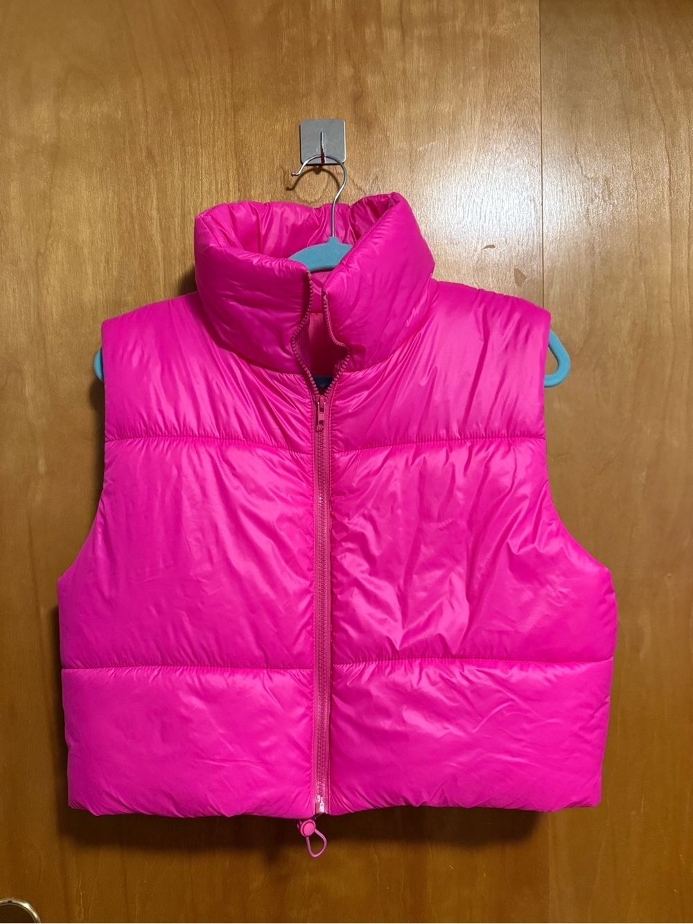 Amazon Hot Pink Puffer Vest - Sleeveless Quilted Jacket